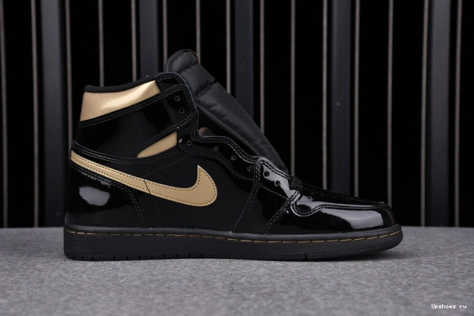 555088-032 (2020) 1 Air Jordan Gold High Metallic Black Retro 1224